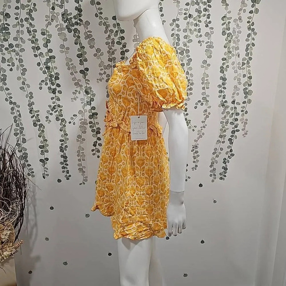 Show Me Your Mumu Women's Sophie Floral Print Mini Dress Sz Small - Picture 6 of 12